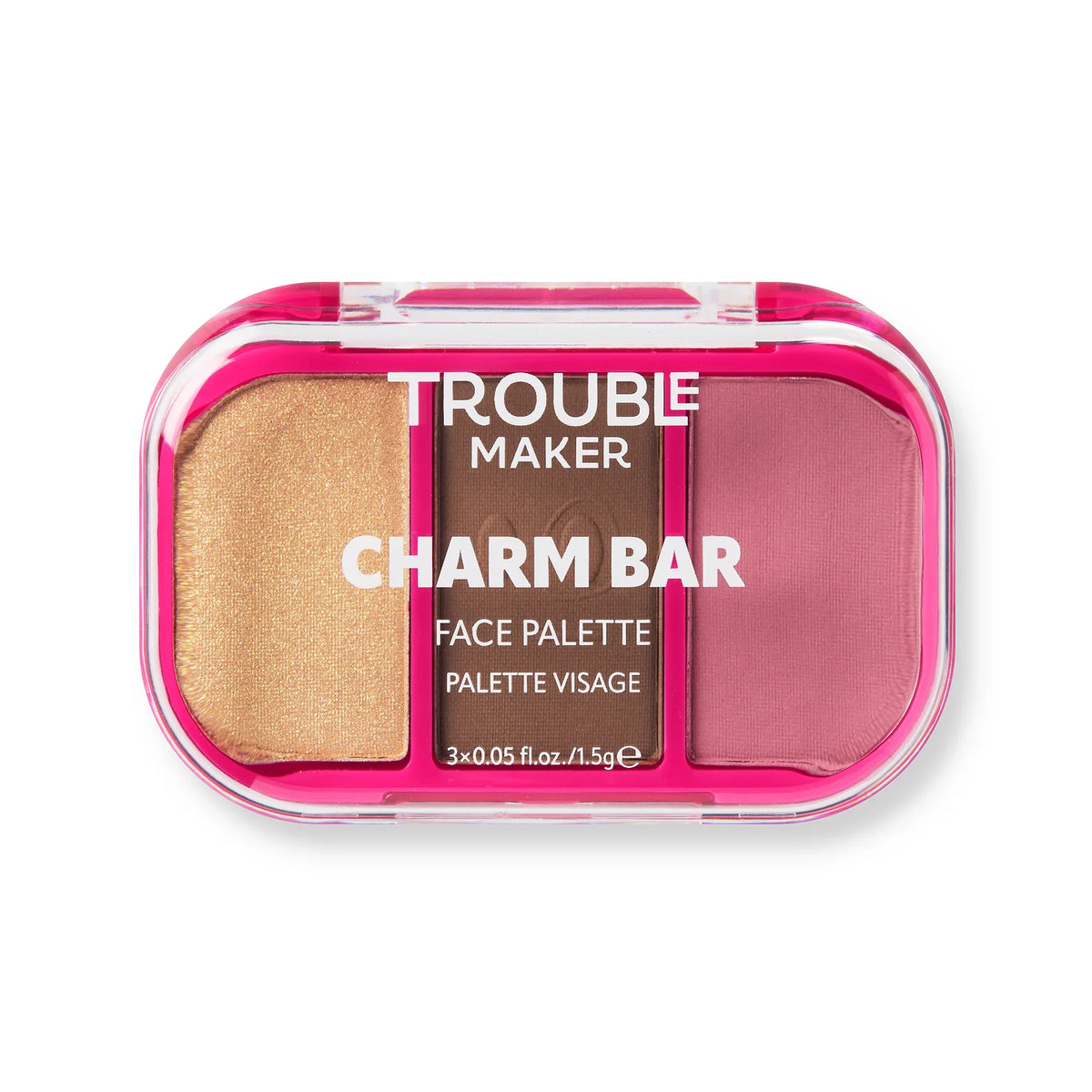 Trouble Maker Charm Bar Face Trio Palette Sweet Escape 4.5gm