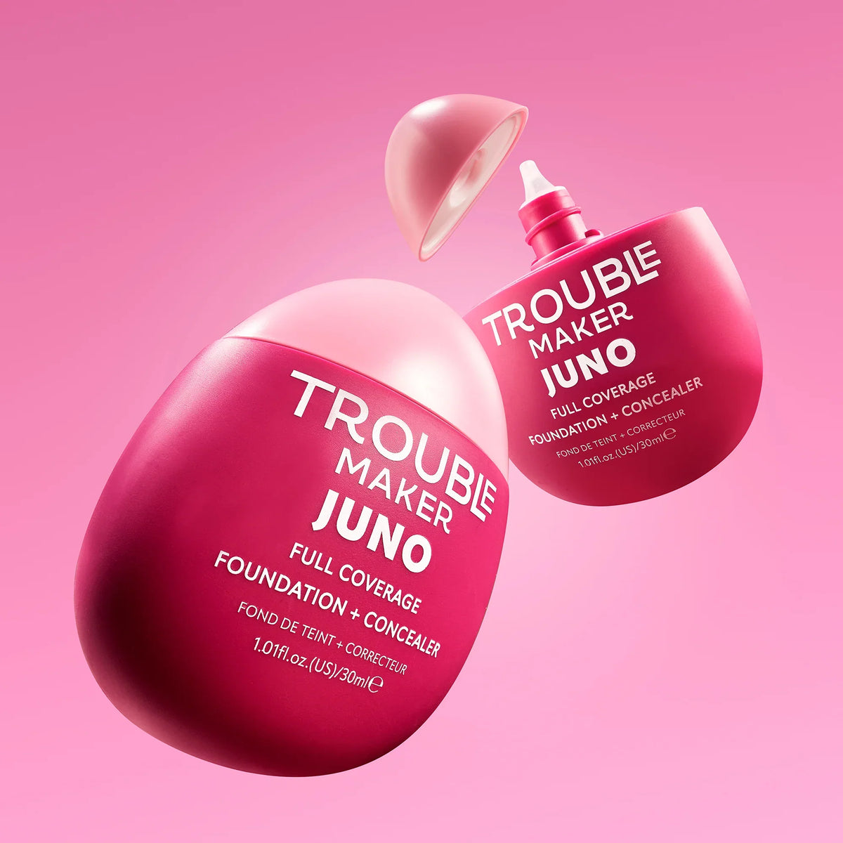 Trouble Maker Juno Full Coverage Matte Foundation Cloud Fluffer 30ml