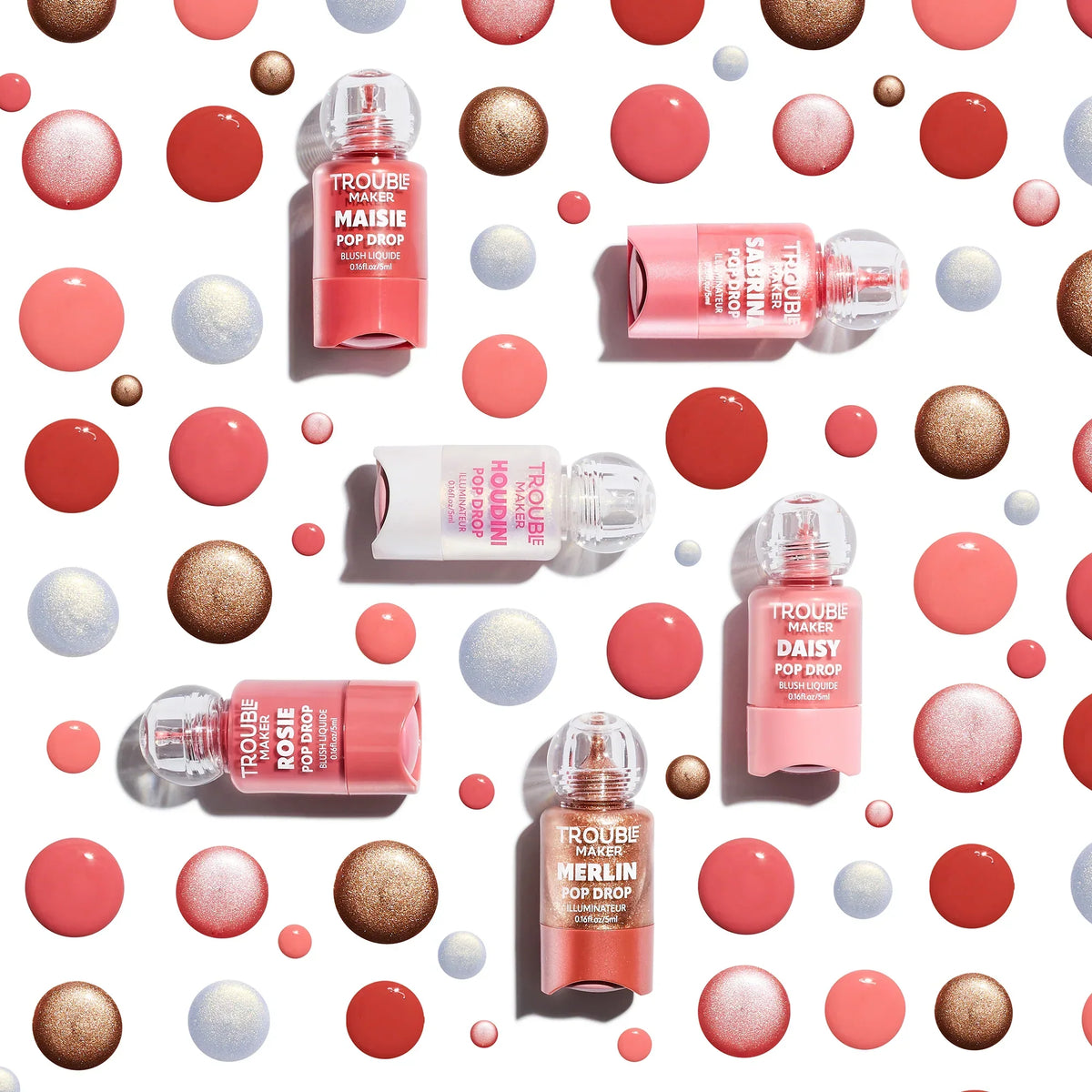 Trouble Maker Pop Drop Maisie Liquid Blush Baby Pink 5ml