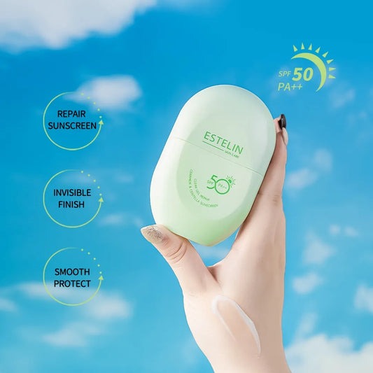 Estelin Clear Gel Repair Ceramide & Centella Sunscreen SPF 50