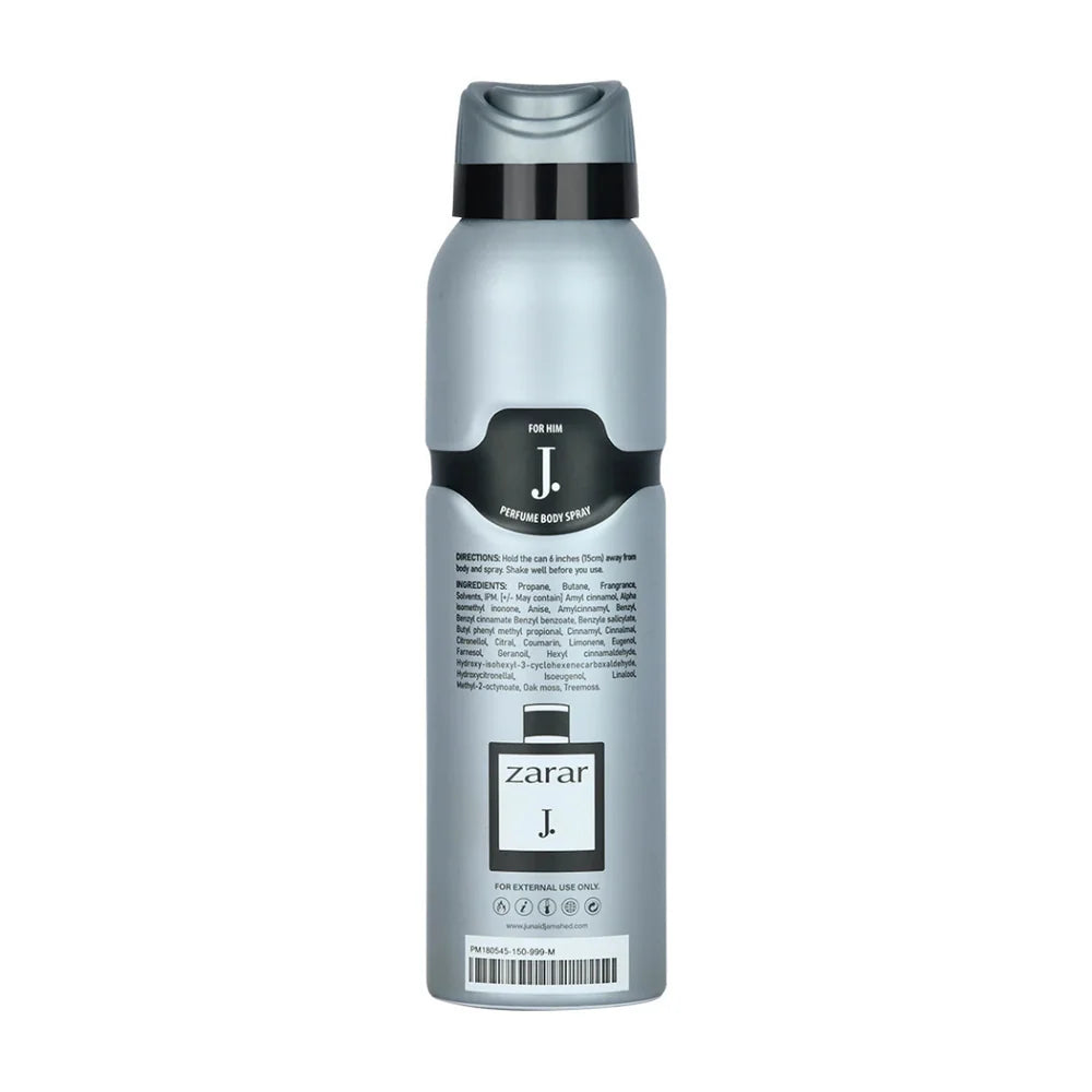 J. Zarar For Men Perfume Body Spray-150ml