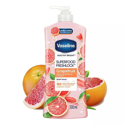 Vaseline - Body Lotion Healthy Bright Super Food Fresh Lock Grapefruit-500Ml