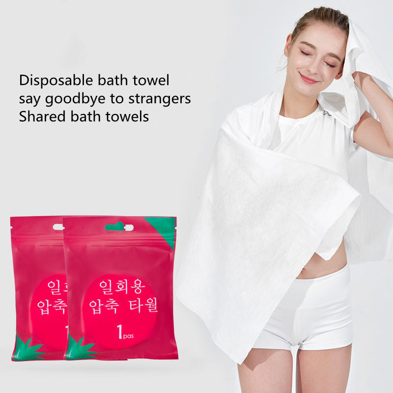 Compressed Reusable Bath Towels