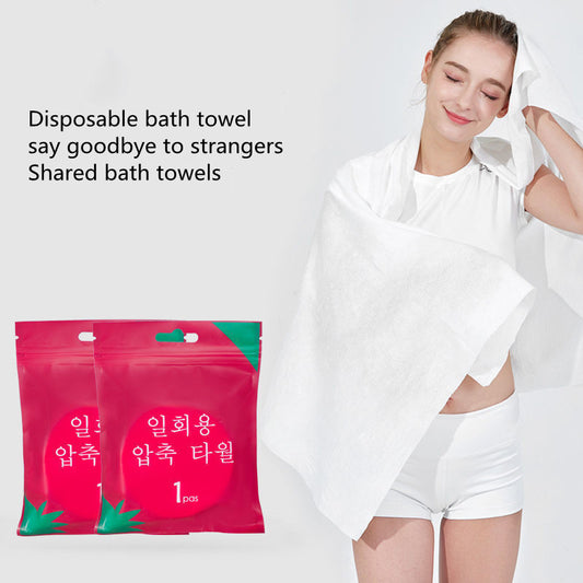 Compressed Reusable Bath Towels