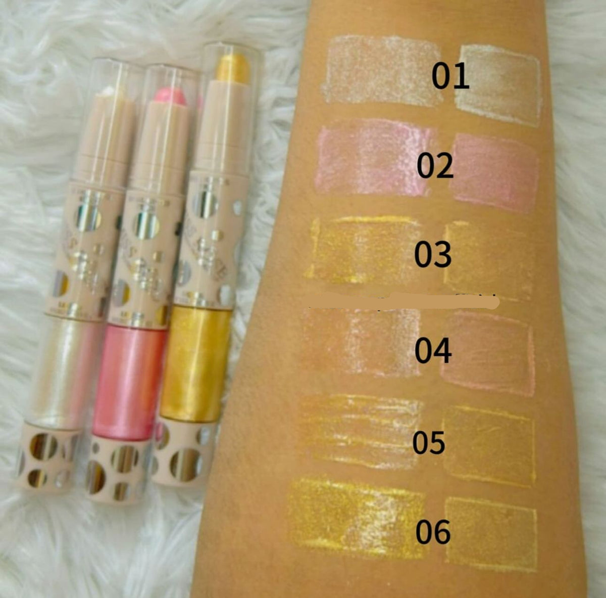 Miss Rose 2 in 1 Liquid and Stick Highlighter