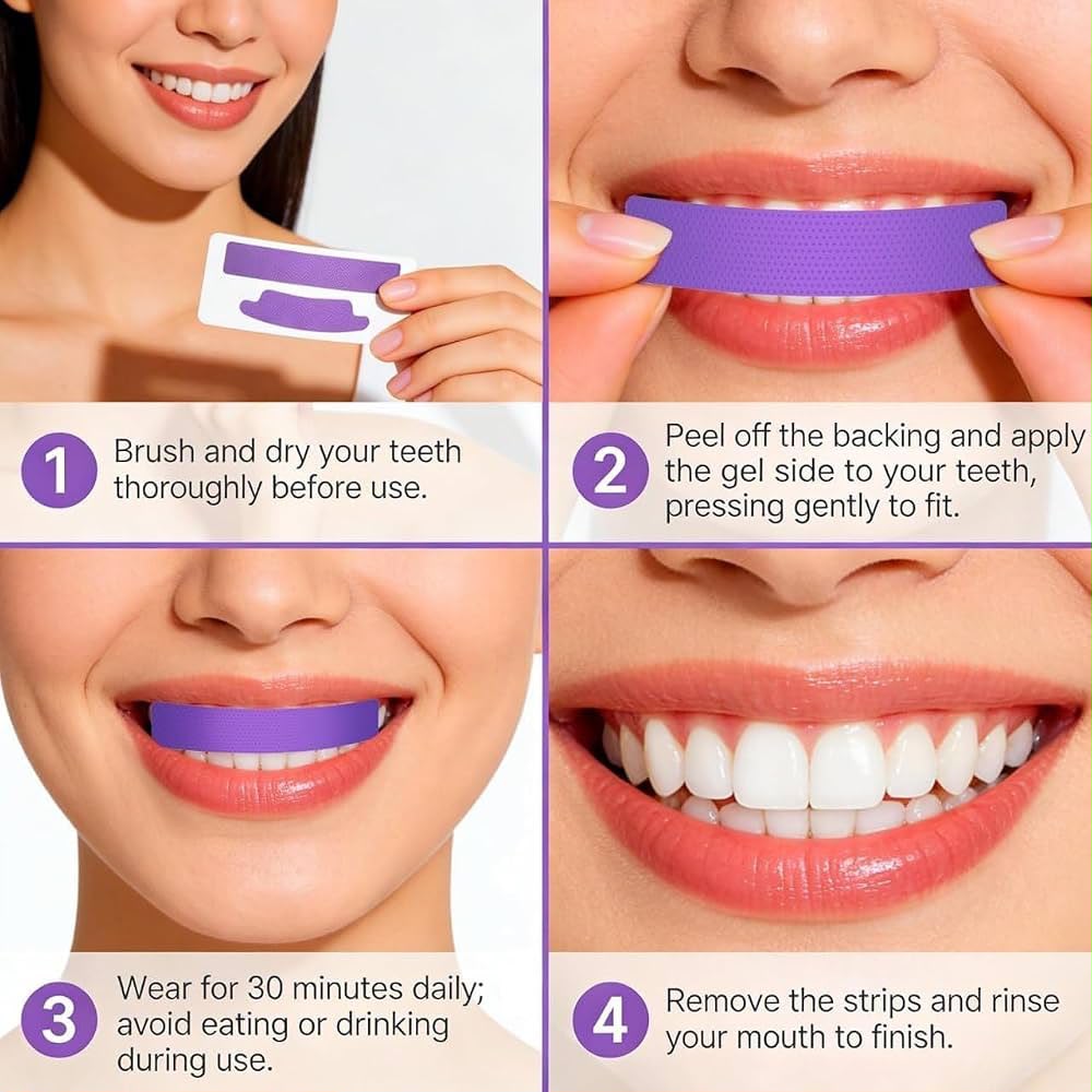 Purple Whitening Strip 100% Original