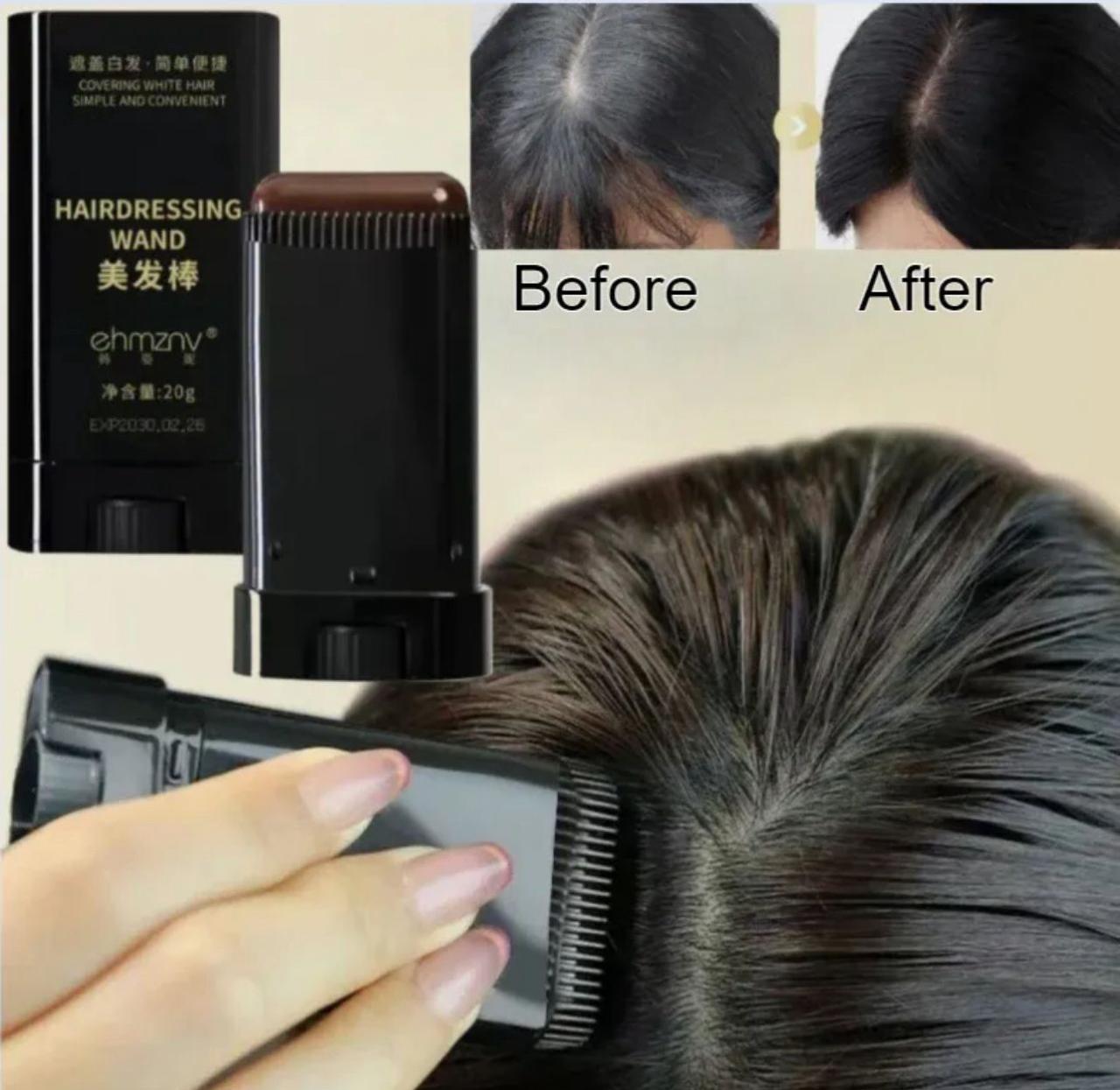 Hair Wand Stick-Shade Black & Brown