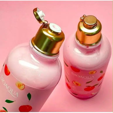 BIOAQUA-Peach Lactic moisturising Body Lotion Skin Care-250g