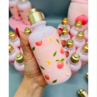 BIOAQUA-Peach Lactic moisturising Body Lotion Skin Care-250g