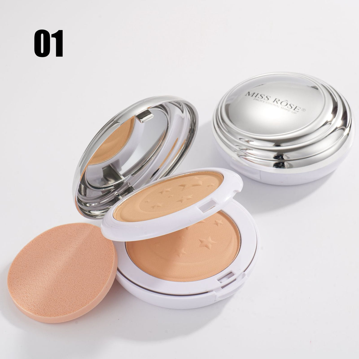 Miss Rose Compact Powder Star & Moon 7003-036Yd