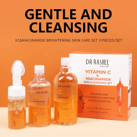 Dr. Rashel VC & Niacinamide Brightening Skin Care Cleansing Set