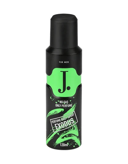 J. No Gas Perfume Body Spray – Exodus – 120ml