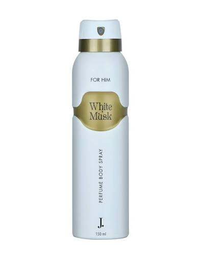 J. White Musk Perfume Body Spray 150Ml