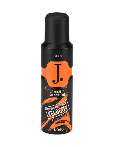 J. No Gas Perfume Body Spray – Velocity – 120ml