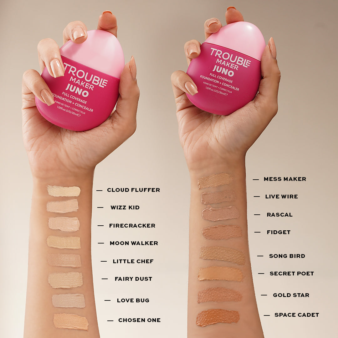 Trouble Maker Juno Full Coverage Matte Foundation Fidget 30ml