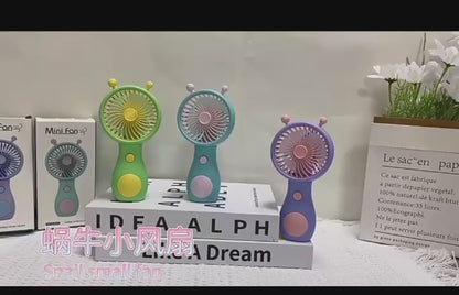 Cute Snail Shape Mini Fan