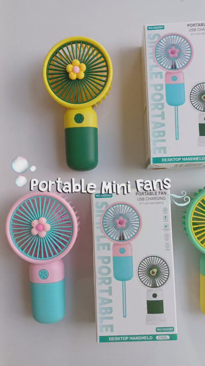 Quiet Handheld Rechargeable Fan