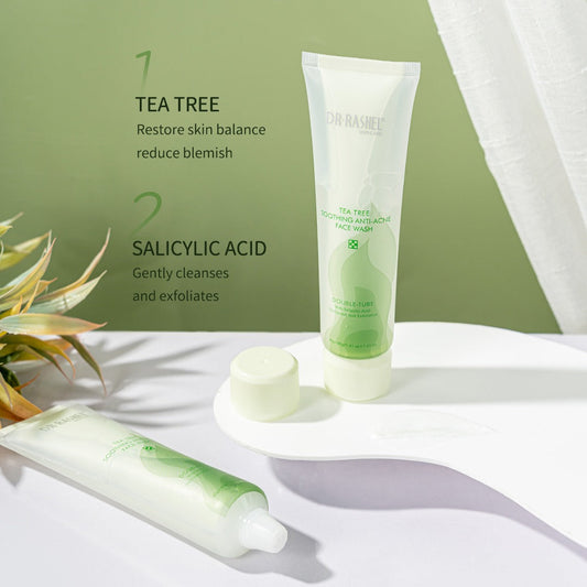 Dr. Rashel Tea Tree Soothing & Anti-Acne Double-Tube Face Wash
