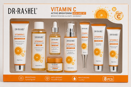 Dr. Rashel Vitamin C Active Brightening Skin Care Set (8 Pcs)