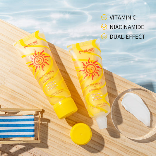 Dr. Rashel Vitamin C & Niacinamide Dual-Tube Fade Spots Sunscreen SPF 90