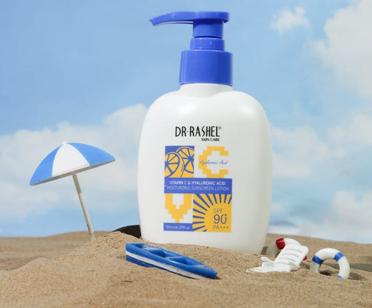 Dr. Rashel Vitamin C & Hyaluronic Acid Moisturizing Sunscreen Lotion SPF 90