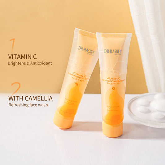 Dr. Rashel Vitamin C Brightening & Anti-Aging Double-Tube Face Wash