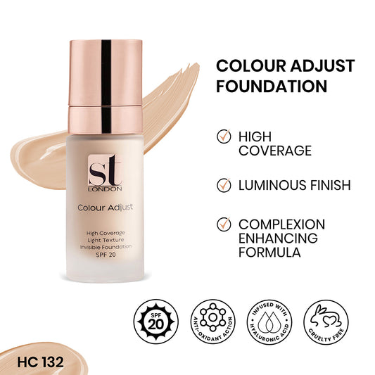 ST London - Color Adjust High Coverage Foundation - Hc 132