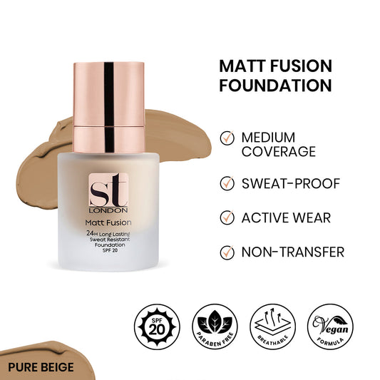 ST London - Matt Fusion Foundation - Pure Beige