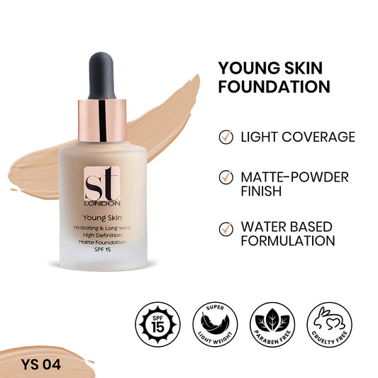 ST London - Youthfull Young Skin Foundation - YS 04