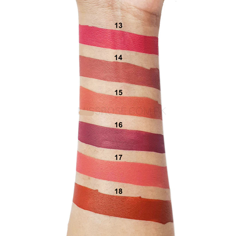 Miss Rose 6 PC Super lasting Matte lip gloss