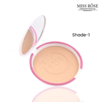 MISS ROSE 3D Contour Moisture Whiteing Two-way Pressed Powder Cake 16g