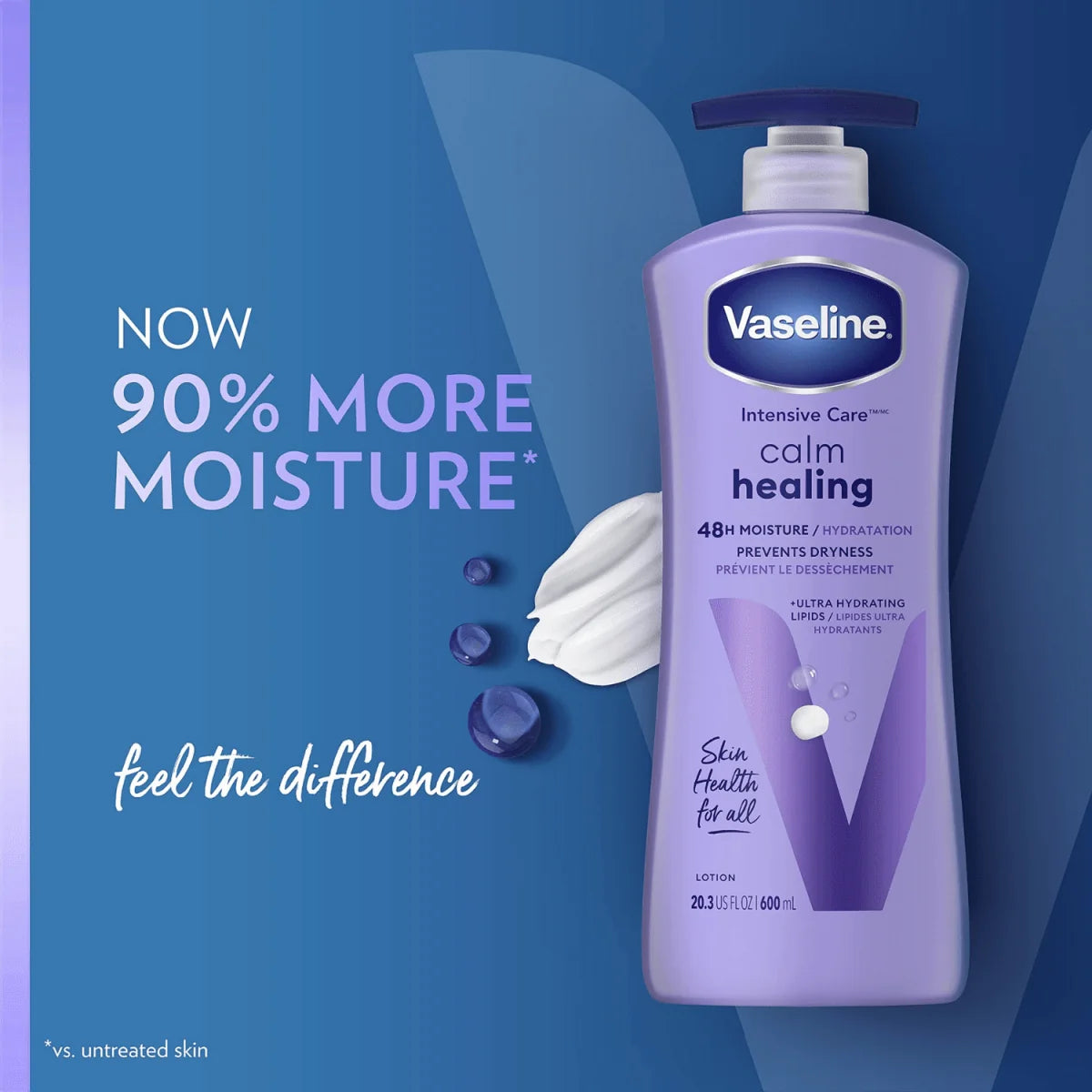 Vaseline-Body Lotion Intensive Care Calm Healing 20.3Oz-600Ml